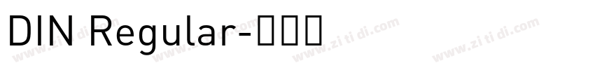 DIN Regular字体转换